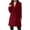 Wine, variant on Drovellove Plus Size Women's Wool Blend Double Breasted Peacoat with Notch Lapel and Pockets | Long Sleeve Winter Jacket for Casual Outings, Commuting, or Campus Days
