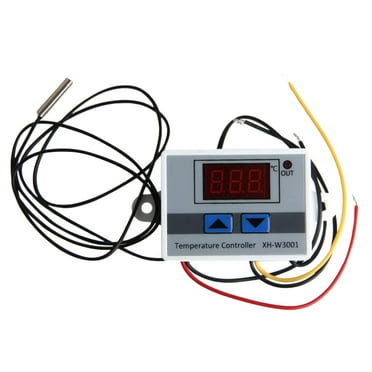 12V 120W Programmable Thermostat Smart Digital Thermostat Cooling and Heating Temperature Controller for Central Air Conditioner Fan Coil Units (White)