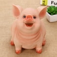 thumbnail image 3 of Resin Piggy Bank Child Piggy Bank Cute Pig Piggy Bank Household Decoration Craft for Bedroom, L, 3 of 7