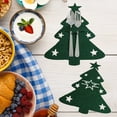 thumbnail image 7 of AYYUFE 60Pcs Christmas Tableware Holder Flatware Bag Xmas Tree Cutlery Pockets Dinner Knife Fork Covers for Holiday Home Party Decorations Red Green, 7 of 7