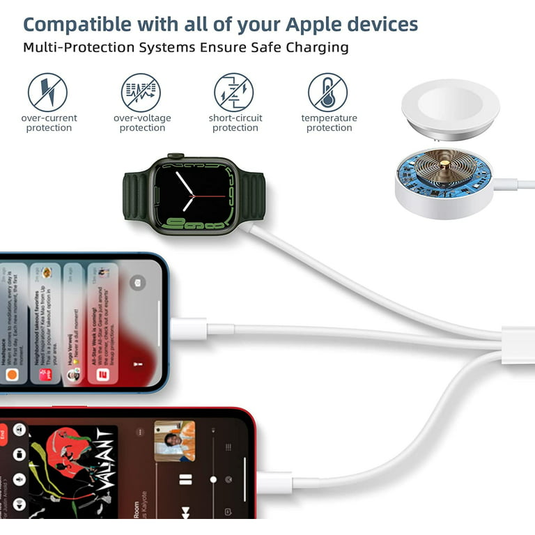 Cargador Apple Watch, Cable De Carga Original De Apple, Usb 2m - Blanco con  Ofertas en Carrefour