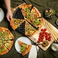 thumbnail image 4 of 4-Piece Pizza Tray Set Pizza Pan With Holes, Non-Stick Pizza Baking Pan for Oven, Carbon Steel Round Baking Sheet Baking Supplies for Home Kitchen Crispy Evenly Baked Pizzas 9/10/11/12 Inch, 4 of 7
