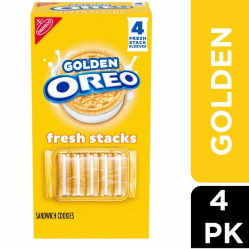 Oreo Fresh Stacks Golden Sandwich Cookies 8.05 oz - Pack of 2