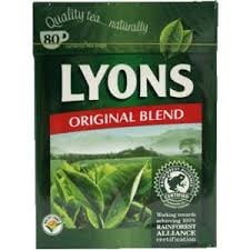 Lyons Pyramid Tea, Original Blend, Tea Bagss, 80-Count Package (Pack of