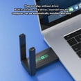 thumbnail image 4 of USB Wifi Adapter Dual Antennas Dual Band 5G 2.4G 1300Mbps USB 3.0 High Speed Wireless Network Adapter for Laptop, 4 of 4