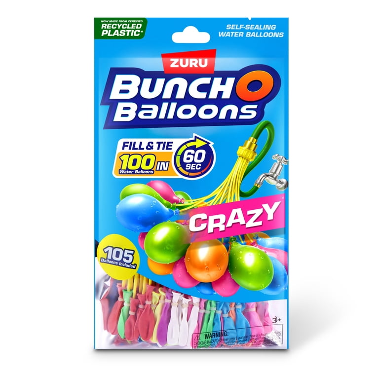 Bunch O Balloons Crazy Water Balloons, 100-Pack photo 2