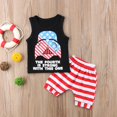 thumbnail image 2 of Newborn Baby Boy Star War Clothing Set Kids Tank Top Pants Tracksuit Outfit Set Clothes, 2 of 5