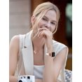 thumbnail image 6 of Wearlizer Slim Leather Watch Band Compatible with Apple Watch Bands 38/40/41/42/44/45/46/49mm Women Thin Strap for Iwatch Series 11/10/9/8/7/6/5/4/3/SE/Ultra, 6 of 6