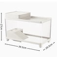 thumbnail image 2 of Turtle feeding tank household use covered climbing platform bottom drainage, 2 of 7