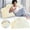 White, variant on Crown Shaped Headboard Pillow for Bed - 39"x21.6" Luxury Backrest Cushion with Removable Cover, Reading & Lumbar Support Pillow for Sitting Up in Bed