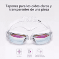 thumbnail image 2 of Gogles Bloosom  Natacion Arena Gafas Sin Fugas Protecci Uv Antiempaño Blanco, 2 of 5