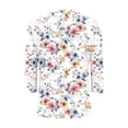 thumbnail image 6 of Sheghy Women Tops 3/4 Sleeve V-Neck Button Casual Knit Cardigan Multicolor S, 6 of 8