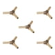 thumbnail image 1 of Conector de conexión de púas Soledad Paquete 5 Forma de Latón En Y 3 Vías Tubo de Manguera de Acoplamiento, 1 of 5