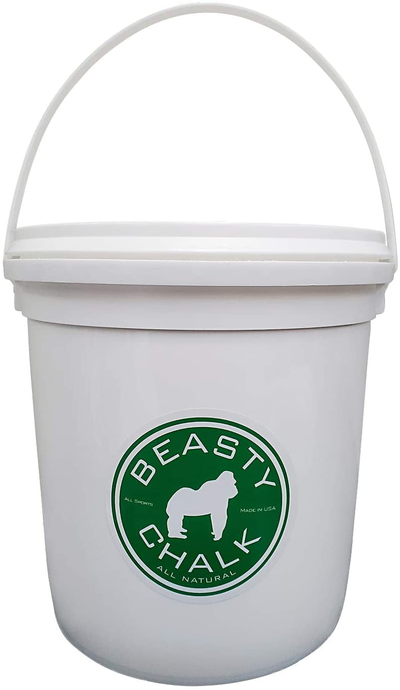 Gym Chalk Bucket with Carrying Handle High Grip Loose Chalk for