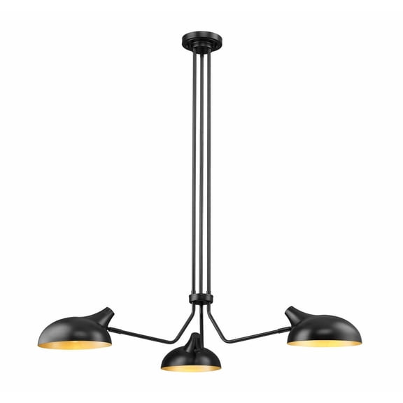 3 Light Pendant In Mid-Century Modern Style-8.25 Inches Tall And 46 Inches Wide Z-Lite 1942-3Mb
