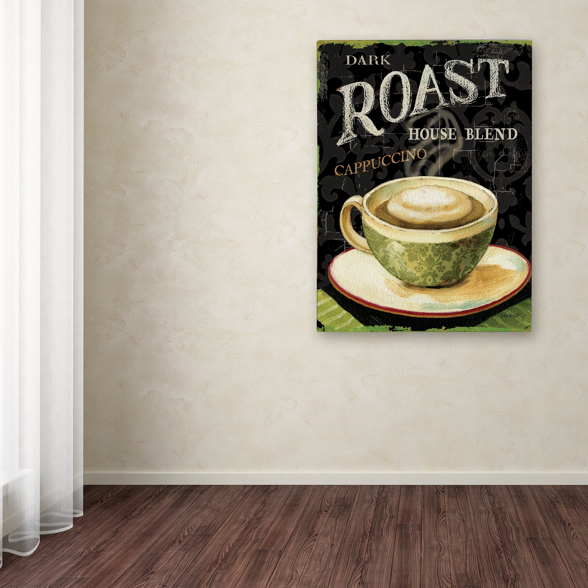 Lisa Audit 'Today's Coffee III' Canvas Art