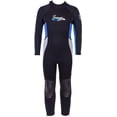 thumbnail image 3 of Seavenger 3mm Kids Full Body Wetsuit with Knee Pads for Surfing, Snorkeling, Swimming (Ocean Blue, 8), 3 of 7