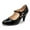 Black Patent, variant on Mary Jane Shoes Women Oxford Pumps - Cute Low Kitten High Heels - Retro Vintage Shoes for Women 1950s Mary Janes Round Toe Shoe with Ankle Strap - Women Dress Shoes