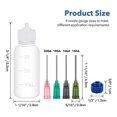thumbnail image 2 of 12PCS Glue Applicators Bottles,with Blunt Needle Tip 14ga 16ga 18ga 20ga for Glue Applications,Paint, 2 of 5