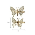 thumbnail image 6 of (5 pack) Scunci Butterfly Hair Clips, Gold, 2 Ct, 6 of 8
