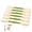 A-72Green, variant on 6 Pack Cotton Swab Shaped Cat Chew Stick Toy, Color Woven Kitten Interactive Teething Rope Wand for Indoor Cat Boredom Relief Play Enrichment Supplies