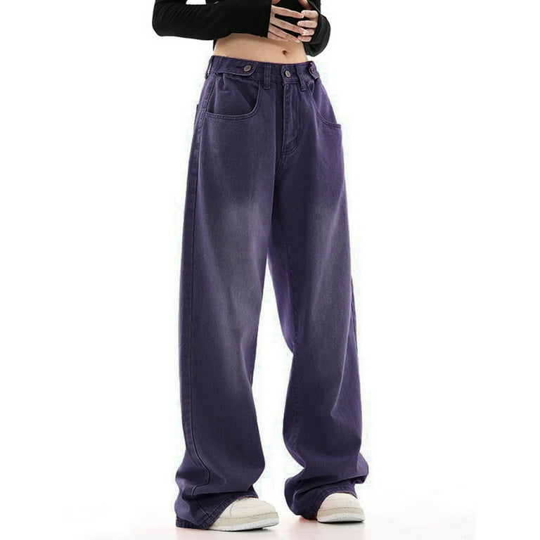 NOLDARES Women High Rise Wide Leg Jeans Baggy Vintage 90s Jeans