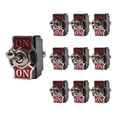 thumbnail image 1 of Interruptor De Palanca Argos 10 Pzs 6 Tornillos 2P 2T rojo 5.5cm, 1 of 6
