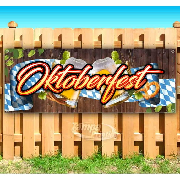 Oktoberfest 13 oz Vinyl Banner With Metal Grommets