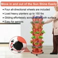 thumbnail image 7 of 2 Pack of 7 Tier Stackable Planter Vertical Garden With Various Accessories for Vegetables, Flowers, Herbs, Succulents, Microgreen Gardening - Red, 7 of 7