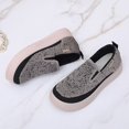 thumbnail image 7 of XIMIN Women's Mesh Loafers Chunky Sole Slip On New Shoes Single Casual Daily Mother Shoes Non-Slip Soft Sole Comfort Lightweight Travel Shoes Fashion Sneaker ﻿, 7 of 7