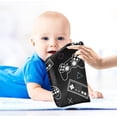 thumbnail image 4 of Abstract Stick Game Console Baby Muslin Washcloths Soft Absorbent Face Towel, Burp Cloths Cotton Bath Wipes 5 PCS Infant Wash Cloth for Newborn Boys Girls 12x12 inches, 4 of 6