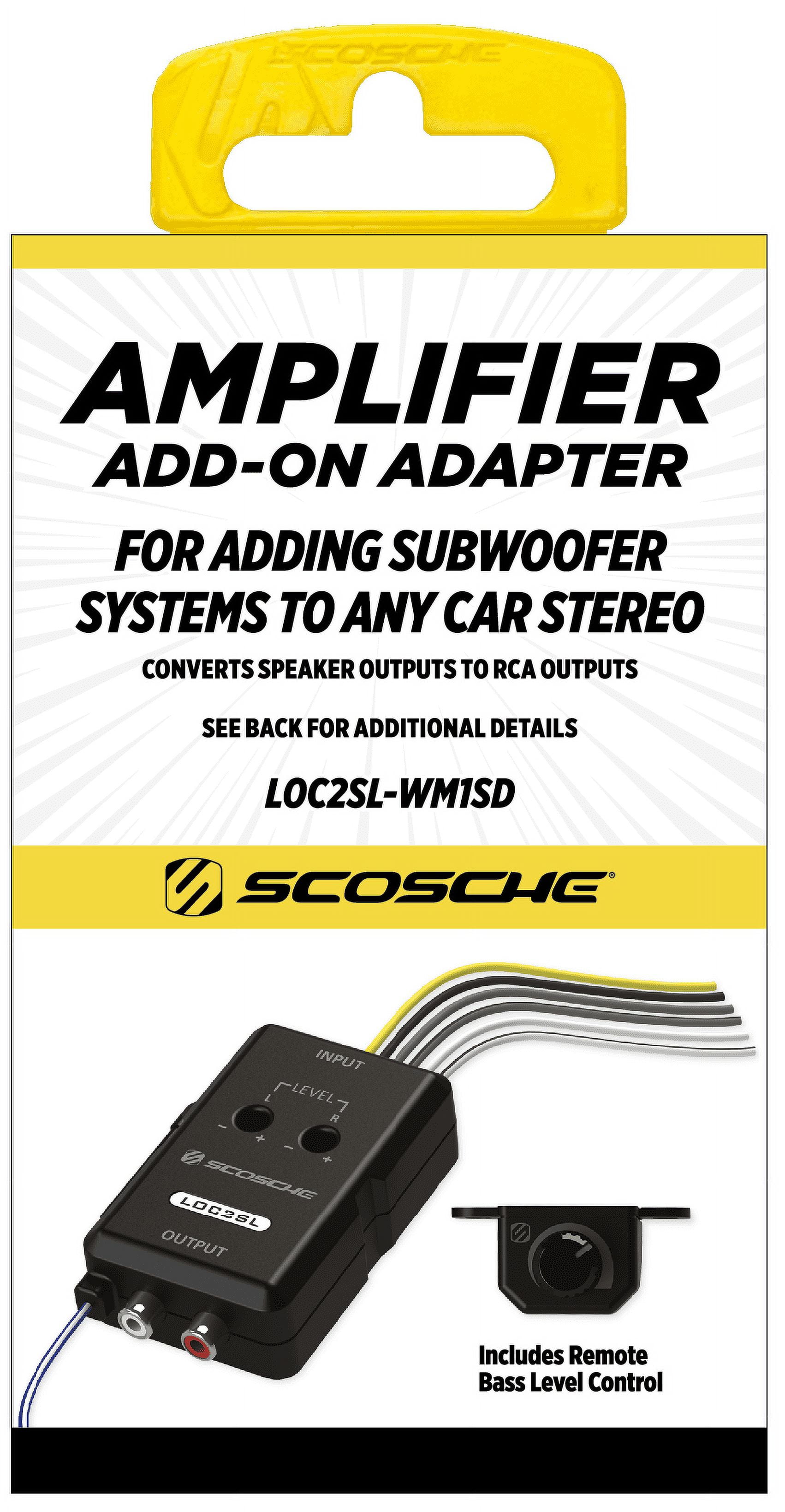 Scosche on sale amp adapter