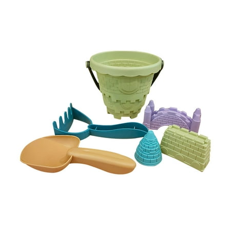 Etereauty Beach Toys Sand Kids Set Sandbox Summer Bucket Molds Castle Toddlers Outdoor Kit Playing Water Tool Baby Toys Bathtub