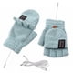 thumbnail image 4 of Guantes calefactables eléctricos USB, manoplas ajustables de 2 lados para ciclismo, esquí (verde) Ehuebsd Para estrenar, 4 of 4