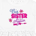 thumbnail image 4 of Inktastic Big Sister Again with Flowers and Arrow Girls Toddler Dress, 4 of 5