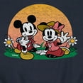 thumbnail image 3 of Disney - Mickey & Friends - Minnie & Mickey Enjoy the Sunset - Men's Crew Neck Fleece Pullover, 3 of 5