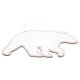 thumbnail image 4 of Espejo acrílico con forma de oso para decoración de pared, pegatinas de animales de la selva, arte de pared de estilo nórdico para dormitorio infantil, guardería, habitación infantil, 4 of 8