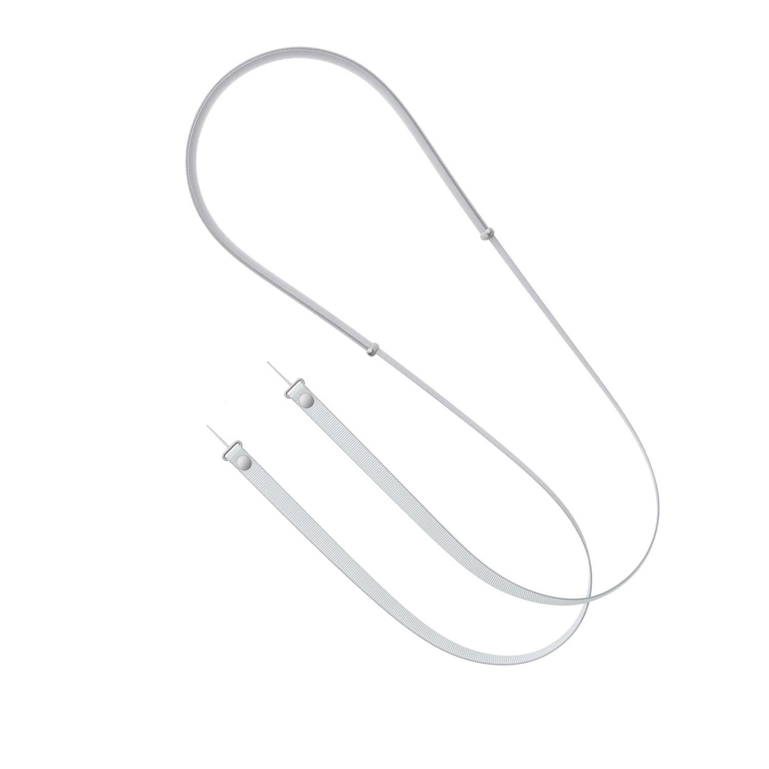 Crossbody Phone Strap with Adjustable Length - Light Grey