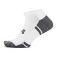 Under Armour Adult Resistor 3.0 No Show Socks , White/Graphite (6Pairs