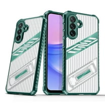 Compatible with Samsung Galaxy A26 5G Case [Built-in Invisible Kickstand][Camera Lens Protection] Military Grade Shockproof Hard Dual-Layer Rugged Anti-Drop Grip Slip Resistant Case,Darkgreen