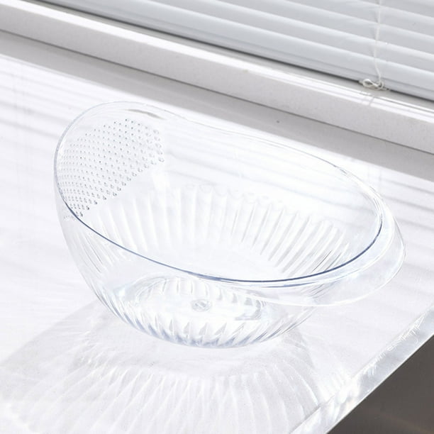 Cesta Escurridora De Cocina, Colador Transparente, Escurridor Multifuncional Para Lavar Arroz Y Verduras, Control Eficiente Del Agua, Solución De Almacenamiento Que Ahorra Espacio