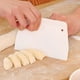 thumbnail image 4 of 10 raspadores trapezoidales de plástico para crema de repostería, cortadores de masa, utensilios de cocina para hacer pan, pasteles y repostería (color aleatorio), 4 of 5