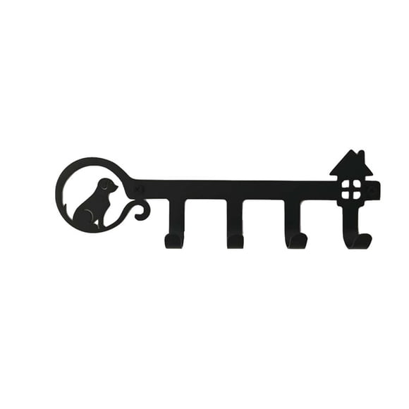Inteprter Colgador de puerta para llaves, gancho de almacenamiento, decoraciones, instalación práctica, accesorios para el hogar, suministros Almacenamiento y organización del hogar