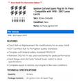 thumbnail image 2 of Ignition Coil and Spark Plug Kit 16 Piece - Compatible with 1998 - 2007 LX470 1999 2000 2001 2002 2003 2004 2005 2006, 2 of 2