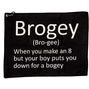 SHANKITGOLF Brogey Funny Golf Towel With Clip