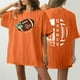 thumbnail image 2 of Tops Cortos para las Mujeres, Doble Cara Impreso Cuello Redondo Gota Hombro Camiseta, Top Estirable Casual, 2 of 5