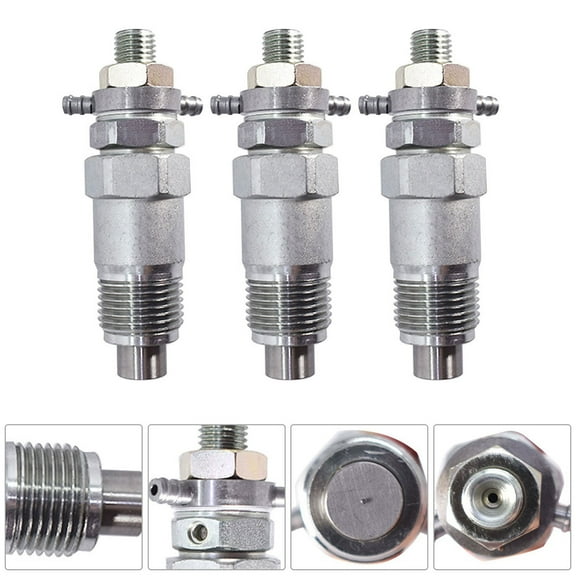 3 Pcs Fuel Injector Nozzel Assy for Kubota D950 Engine B1550D B1550E B1550HSTD B1550HSTE B1750D B1750 L175 L225
