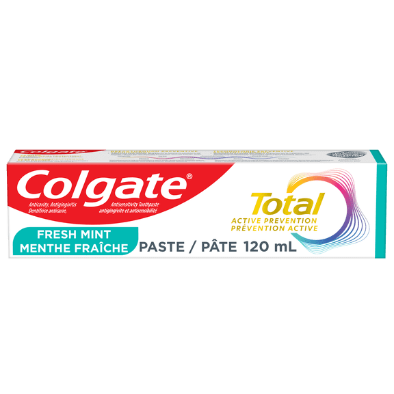 Colgate Total Active Prevention Fresh Mint Toothpaste, 120 ml