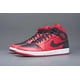 thumbnail image 2 of Ni - ke Air Jordan 1 Mid Shoes Reverse Bred Gym Red Black White 554724-660 M 10-12, 2 of 5