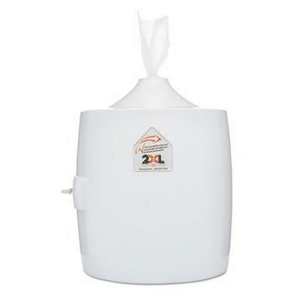 TXL L82 2XL Plastic Contemporary Wipe Dispenser, White